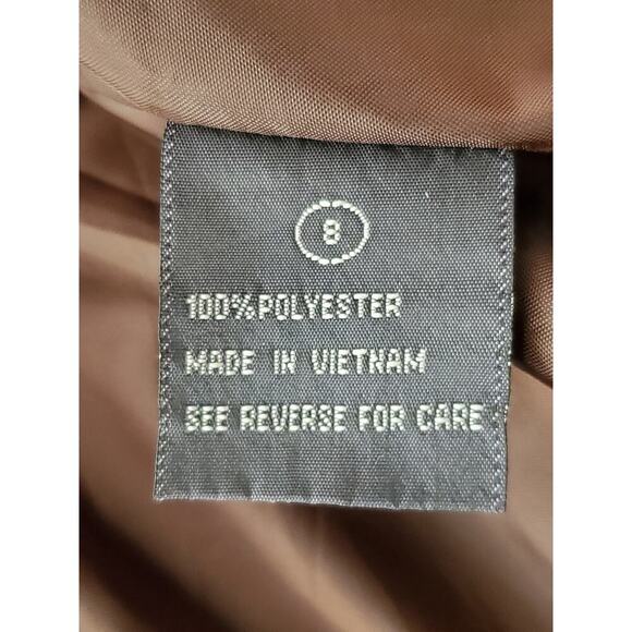 CLIO Women's Brown Blazer Sz 8 - Picture 11 of 12